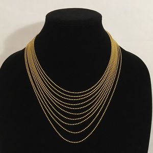 Multi Strand Chain-Pull Chain Neck